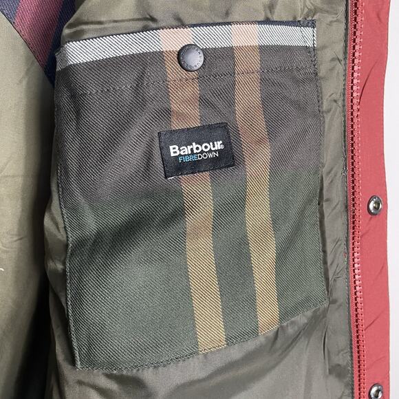 BARBOUR Wisbech Gilet Puffer Vest Men’s 2XL XXL Brick Red Outdoor Preppy Casual - Picture 10 of 14